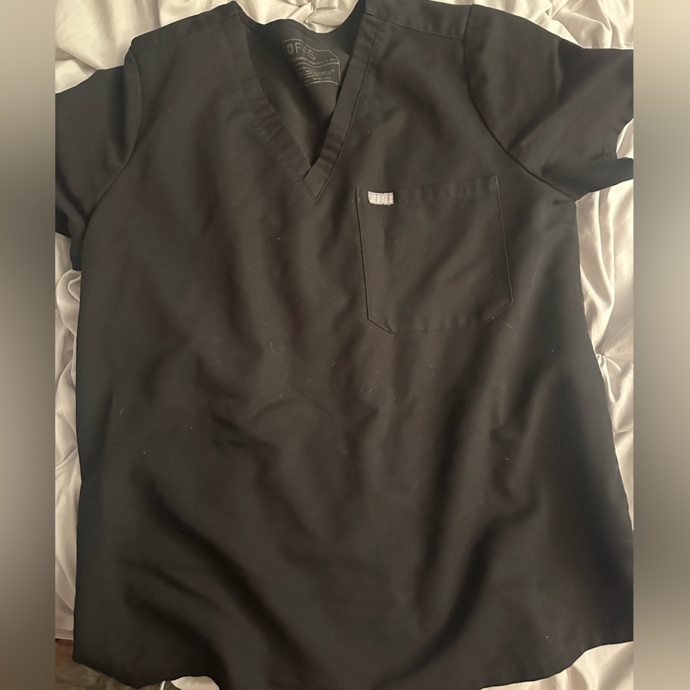 figs black jogger scrubs SET